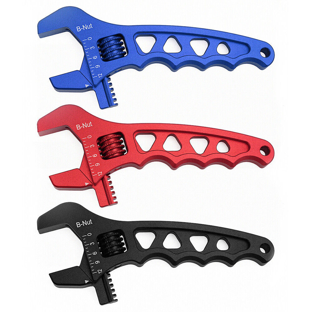 Aluminum 3AN-12AN Adjustable Wrench Tool Spanner For Hose End Fitting Q