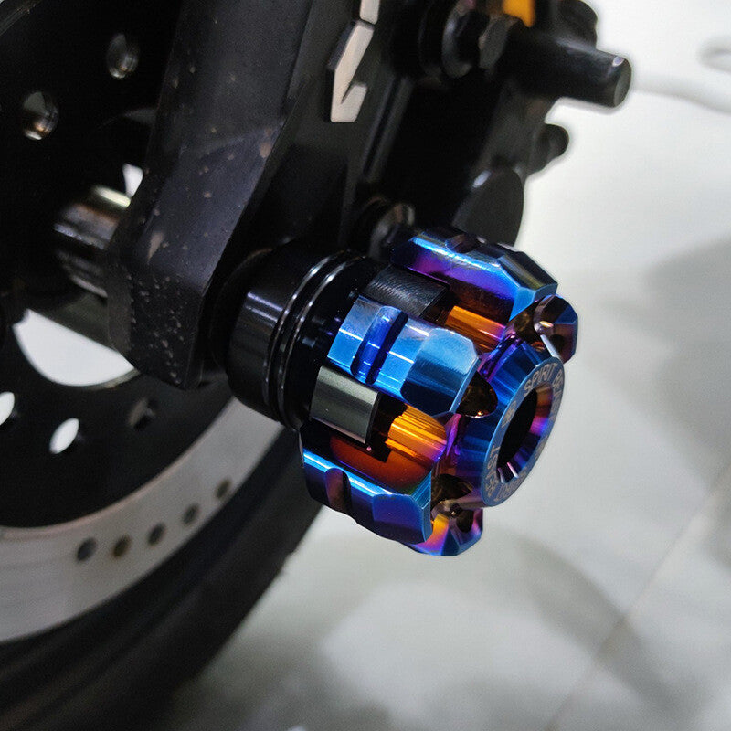 2-Piece Motorcycle Modification Front Fork Frame Slider Collision Protection Parts n
