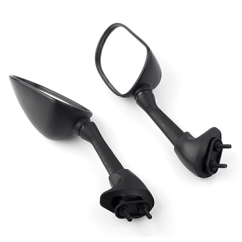 Rearview Mirror Motorcycle fit for Yamaha YZF R6 2001 2002 Black ABS Plastic Shell Q