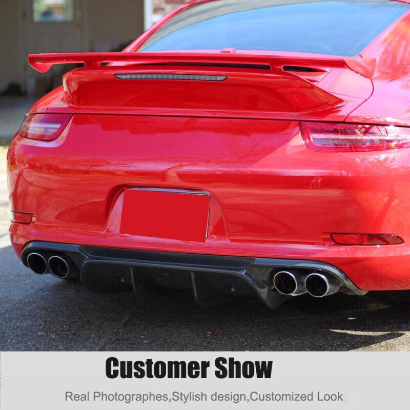 For 2012-2015 for Porsche 911 991.1 Carbon Fiber Rear Bumper Lip Diffuser