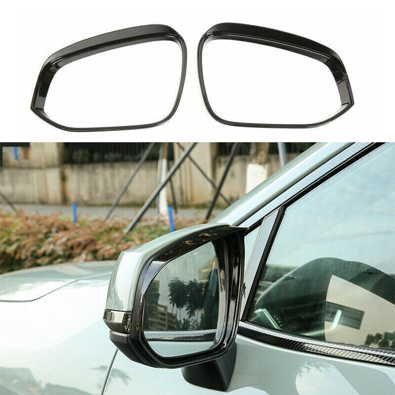 Gloss Black Exterior Rear View Mirror Frame Trim 2022 Fit For RAV4 n