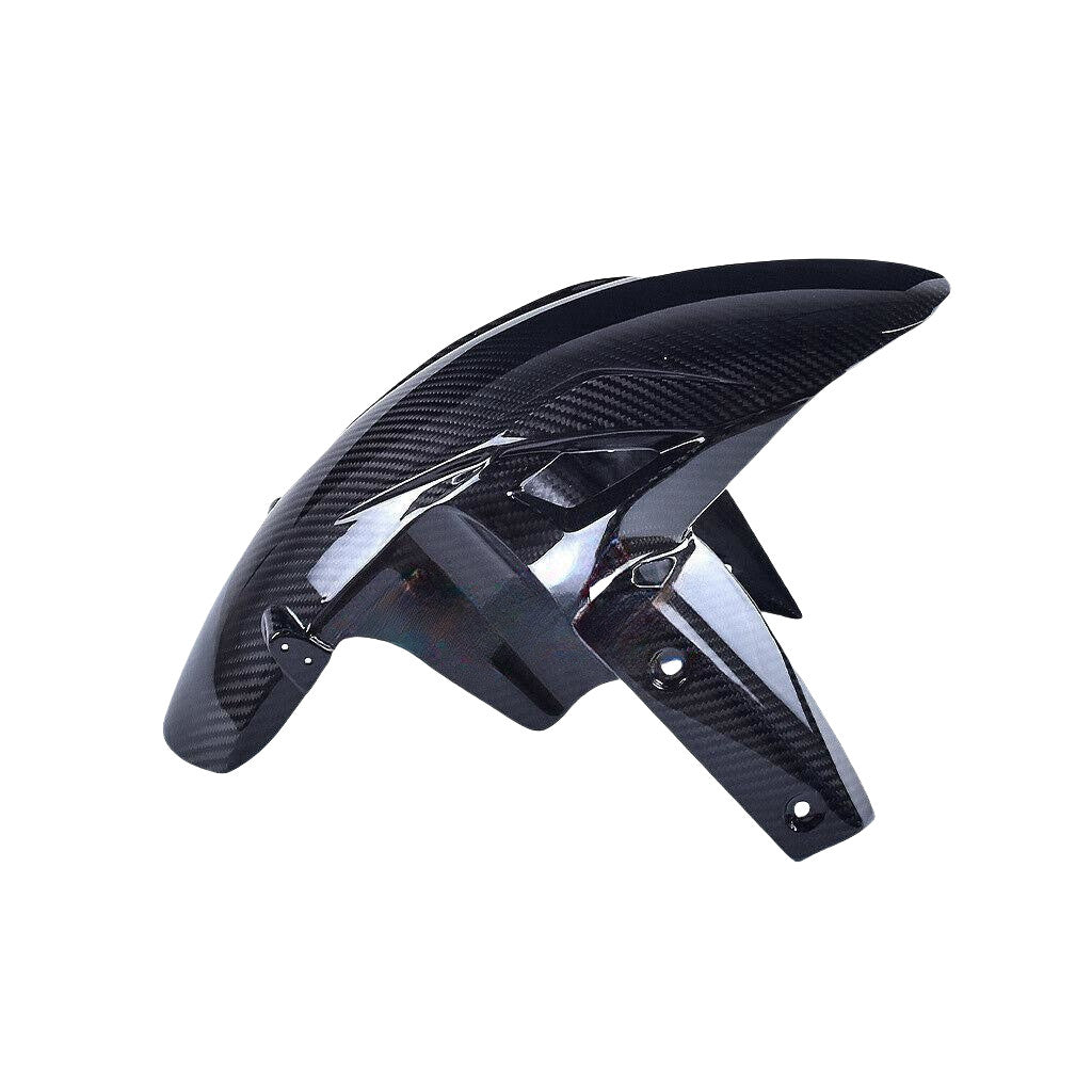 2019-2024 for Kawasaki ZX6R Carbon Fiber Front Fender Rear Hugger Mudguard Twill Q