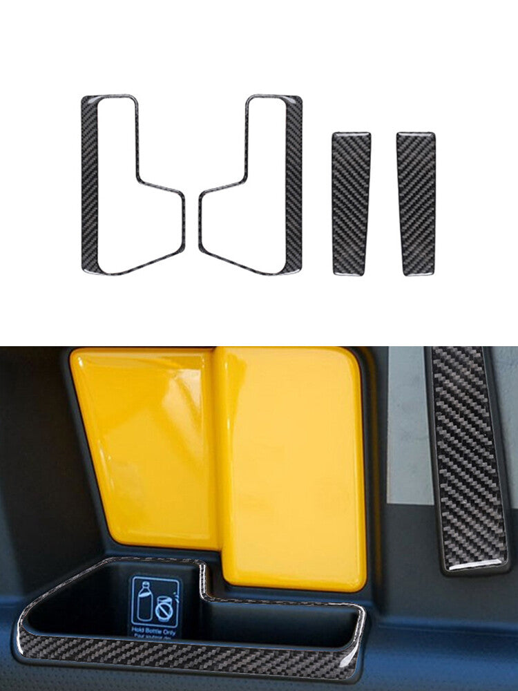 Carbon Fiber Center Console Dashboard Panel Cover Trim For Model 3/Y 17-22 v