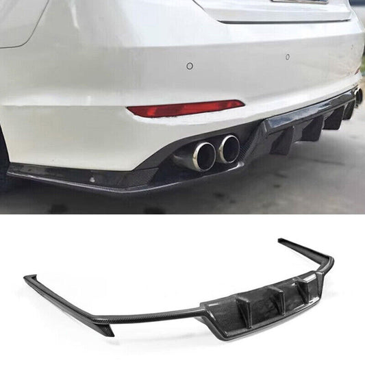 for Hyundai Sonata 2015-2017 Carbon Fiber Dry Rear Bumper Lip Diffuser Bodykit