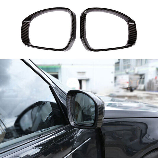 for Range Rover Sport 14-2022 Carbon Fiber Rear View Side Door Mirror Frame Trim