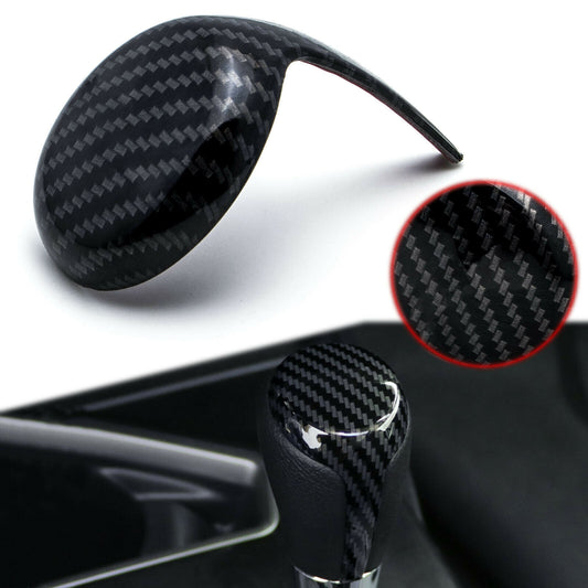 for Toyota RAV4 2014-2018 Carbon Fiber Look Interior Gear Shift Knob Cover Trim