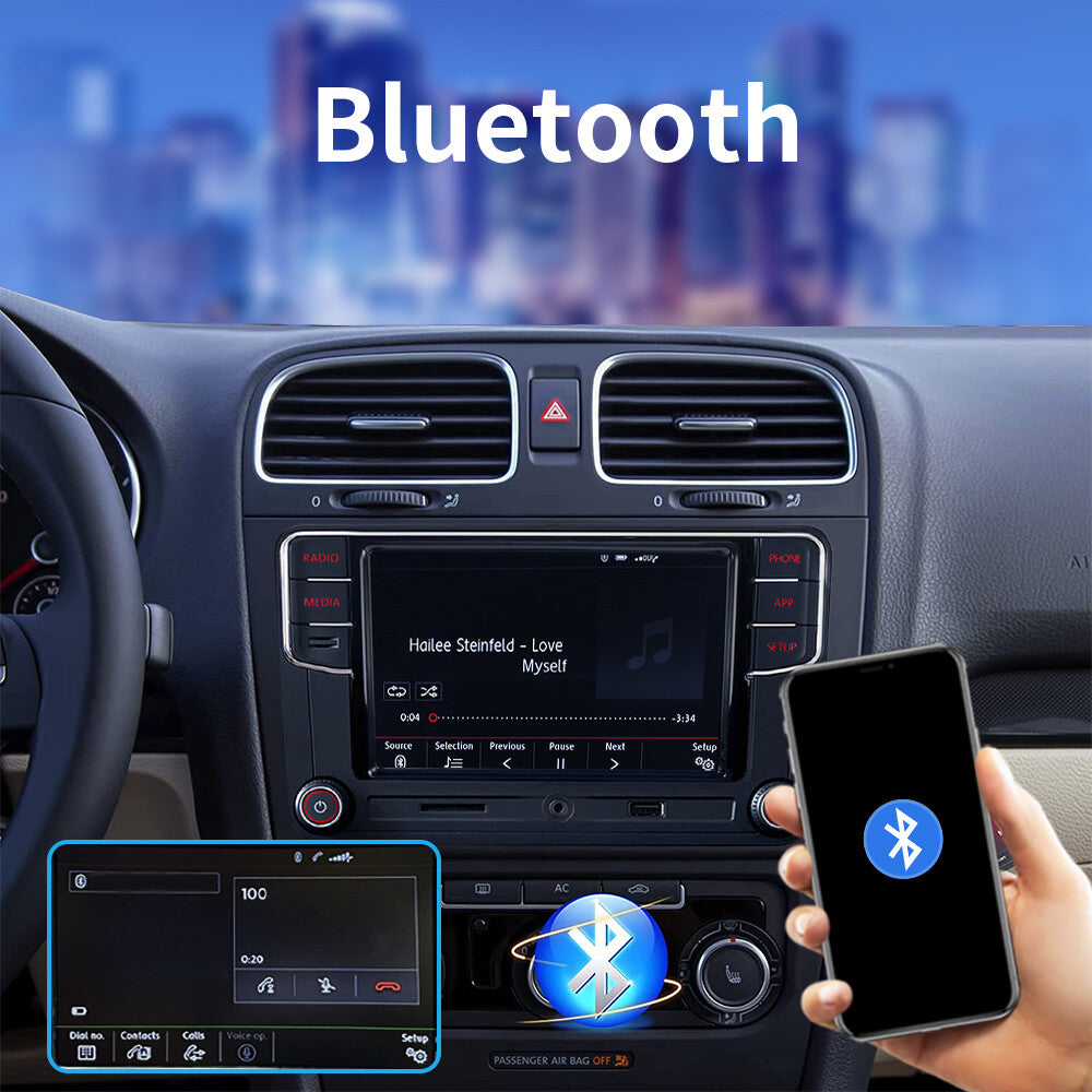 F¨¹r for VW for Jetta 6.5 RCD330 Plus RCD330 187G Autoradio Stereo CarPlay Android Auto