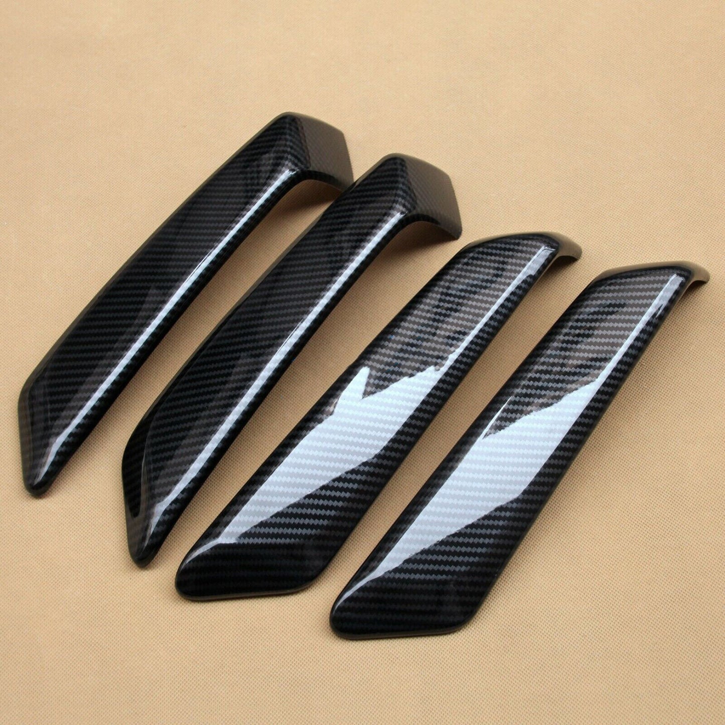 Carbon Fiber Interior Door Handle Cover Trim for 2018-2022 for Audi Q5 Sportback SQ5