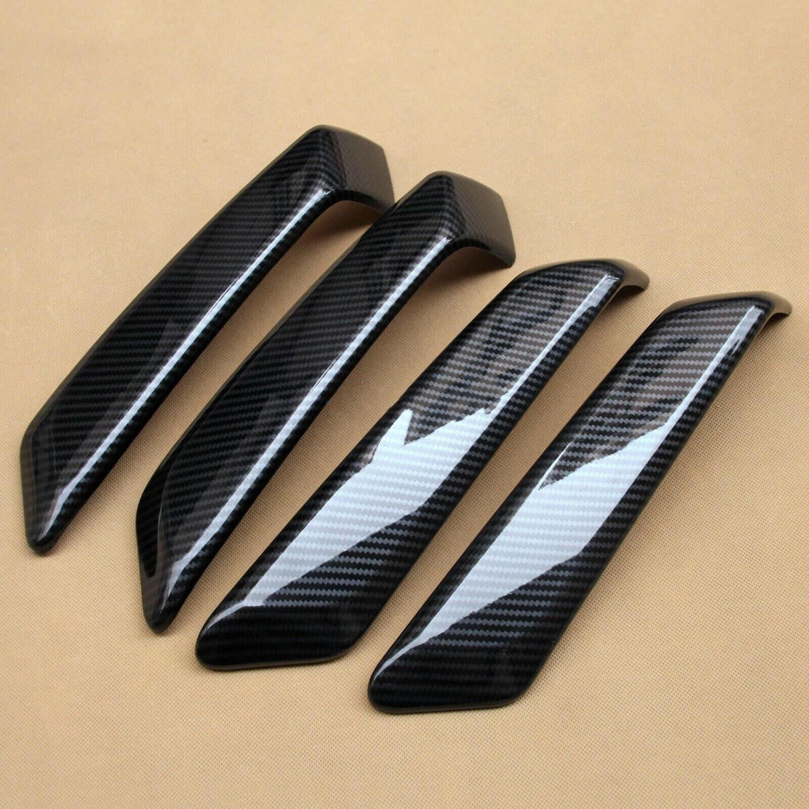 Carbon Fiber Interior Door Handle Cover Trim for 2018-2022 for Audi Q5 Sportback SQ5