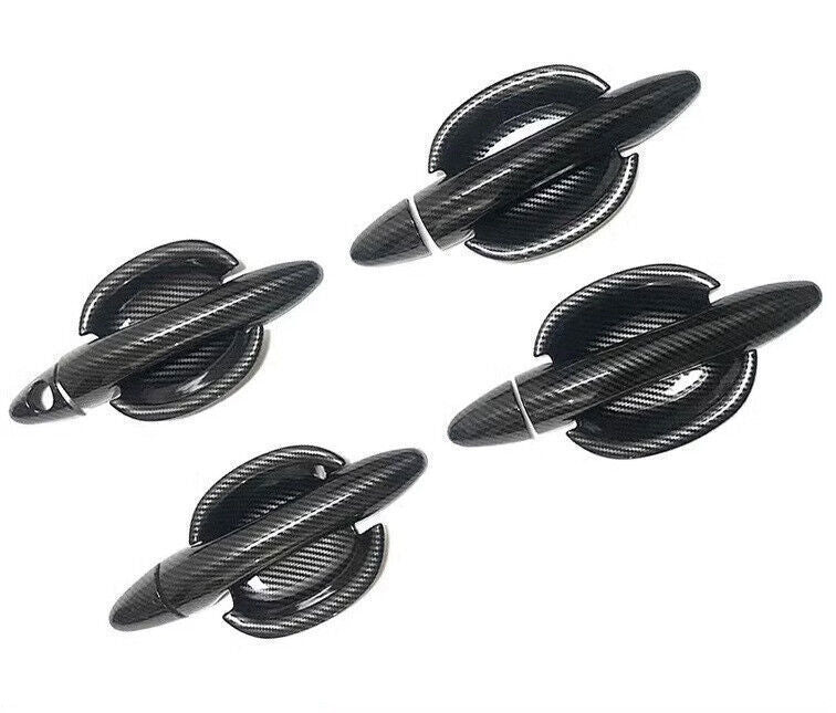 for Kia K5 Optima 11-15 Carbon Fiber Look Side Door Handle Bowl Cover Trim 12PCS