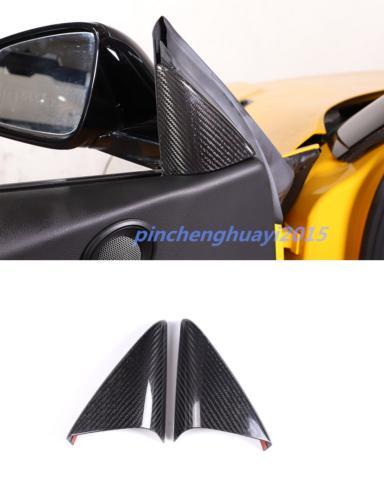 carbon fiber interior A-pillar panel trim cover suitable for GR Supra 2020 - 2023
