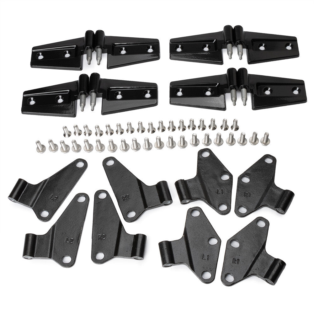 16Pcs Factory Replacement Body Door Hinge Kit for 2007-2018 for Jeep for Wrangler JK Q