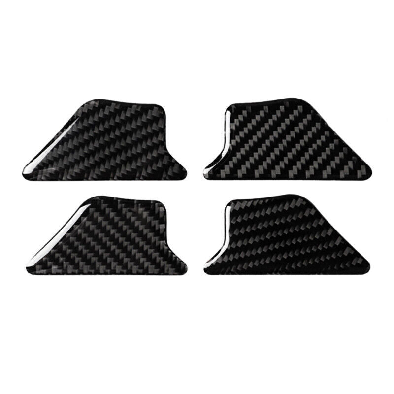 Real Carbon Fiber Car Inner Handle Door Handle Bowl Cover for Audi A3 S3 14-19