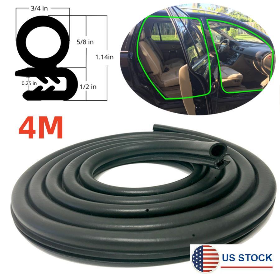 13.1 Feet Rubber Car Door Seal Weatherstrip Body Mounted Front Left or Right -US