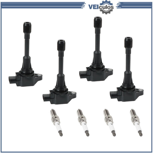 4Pcs Ignition Coil  Iridium Spark Plug for Infiniti QX60 for Nissan ALtima L4 2.5L