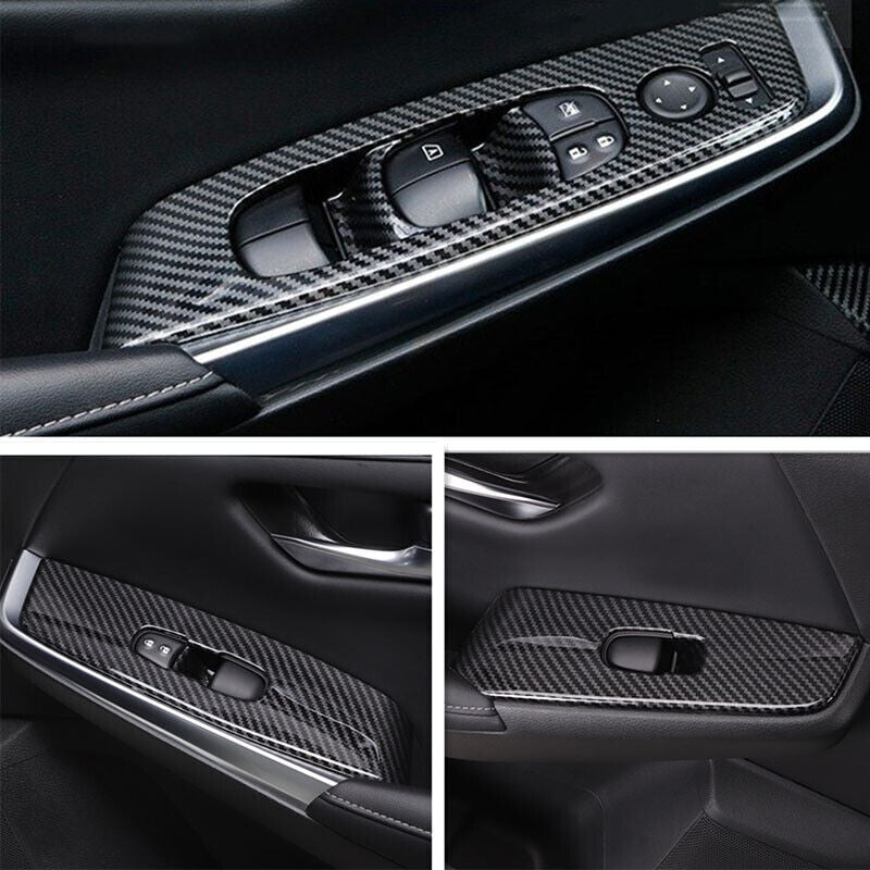 headlight cover, easy installation, UV resistant carbon fiber- v