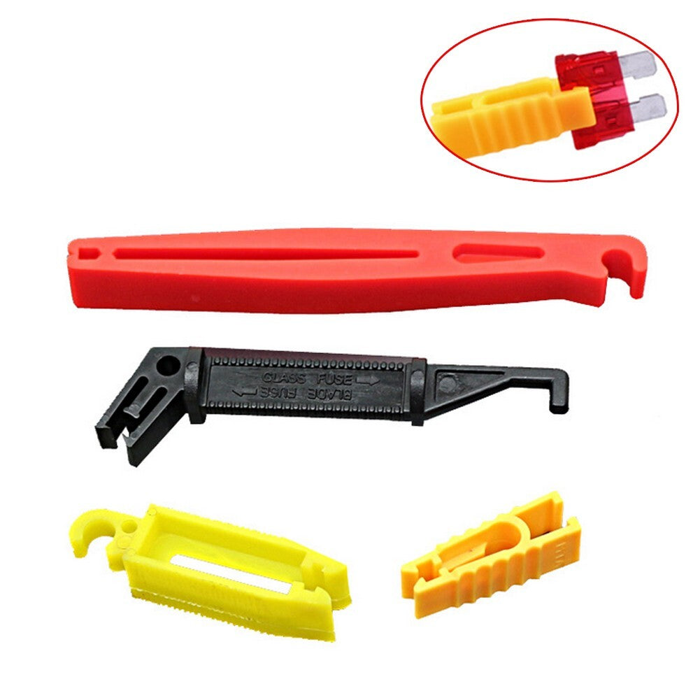 4Pc Automobile Fuse Puller Fuse-Clip Tool Extractor Removal For Car Fuse Holder
