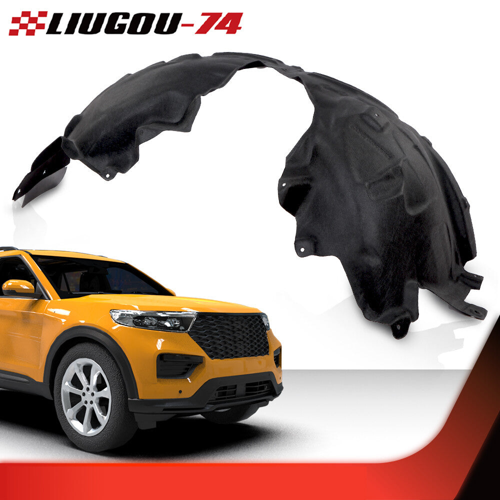 Suitable for 2020, 2021, and 2022  for ford  Explorer front inner fender liner on the right passenger side.