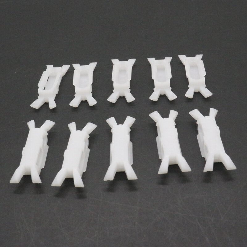 25-piece pack of white nylon push-type retaining clips and rivets suitable for Mercedes-Benz