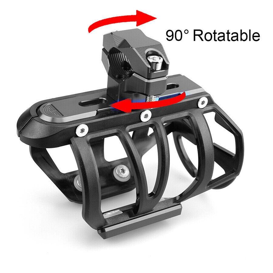 Motorcycle CNC beverage cup holder/cup holder/collision bar holder suitable for 20mm-30mm- n