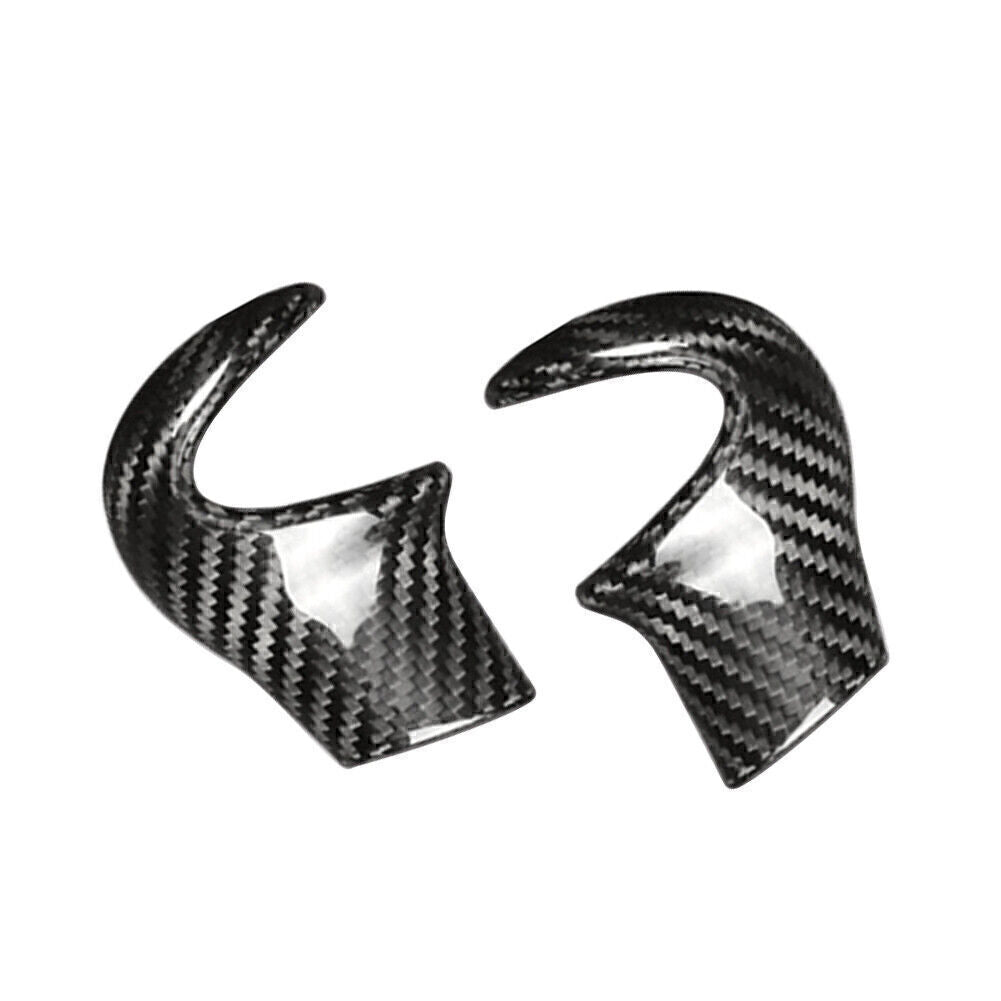 Black Carbon Fiber Gear Shift Knob Cover Trim Fit for Mini Cooper R55 R56 R60