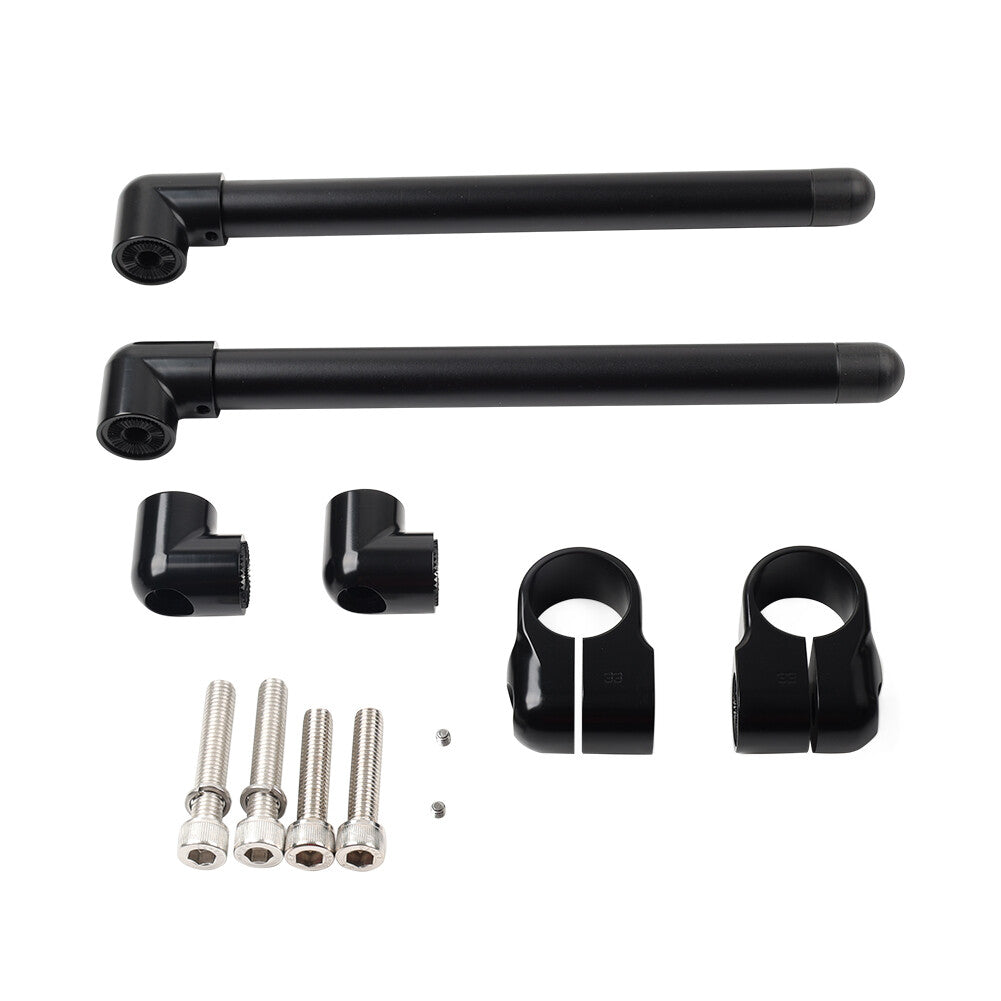 Cafe Racer Bars 7/8 Motorcycle Universal Clip-On Handlebar Fork Tube 33MM