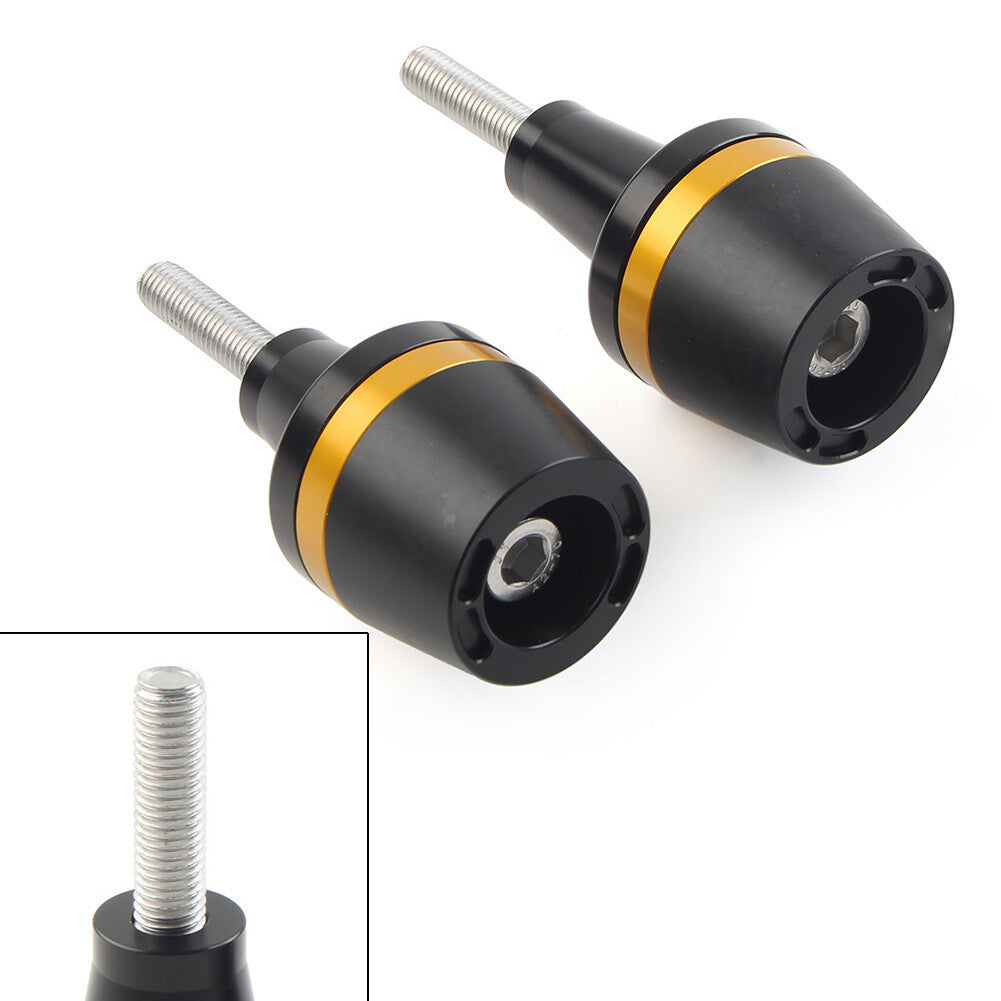 for Yamaha for Suzuki for Honda for Kawasaki Universal Frame Sliders Crash Protector Gold2x