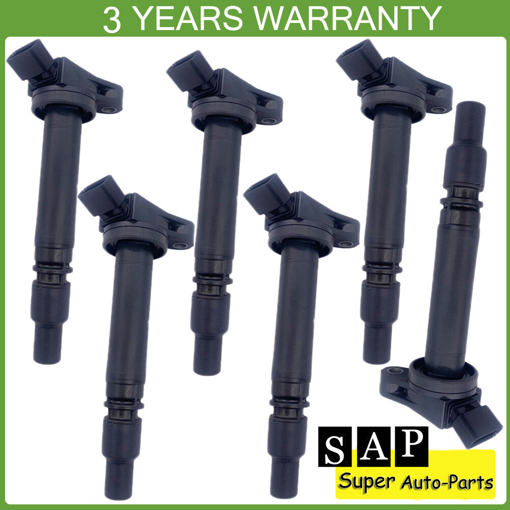 6PCS Ignition Coil for Toyota for Avalon 4Runner for Camry for Lexus GS350 LS460 90919-02250 Q