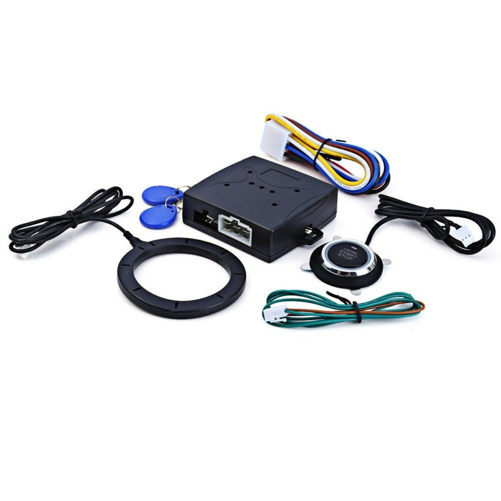 12V Car Ignition Switch RFID Engine Start Push Button Keyless Entry Starter Set n