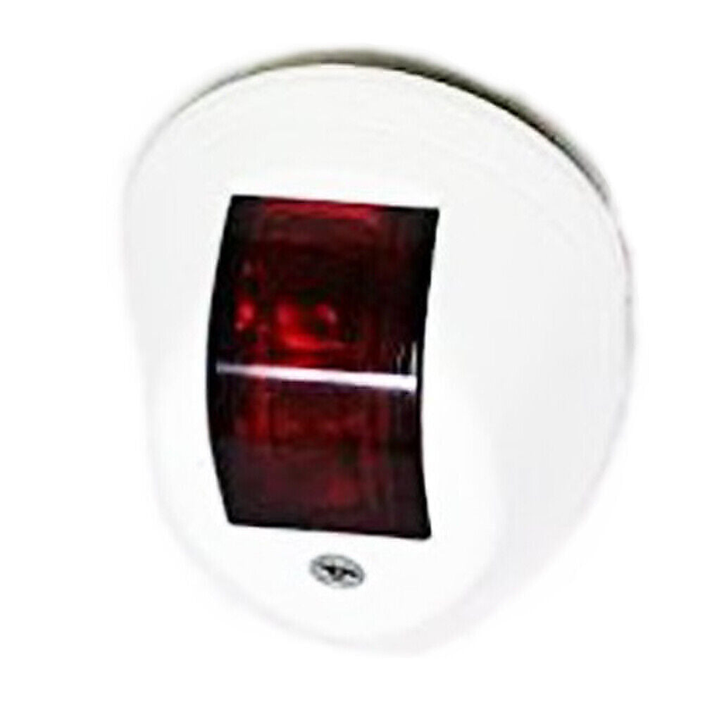 12V Marine Boat White Cover Starboard Red Port LED Navigation Light Side Mount n