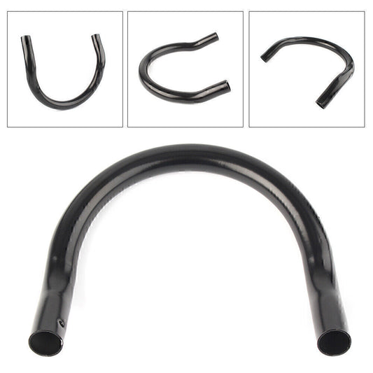 175mm Rear for Seat Hoop Loop Frame Tracker End Stainless Steel fit Cafe Racer Black Q