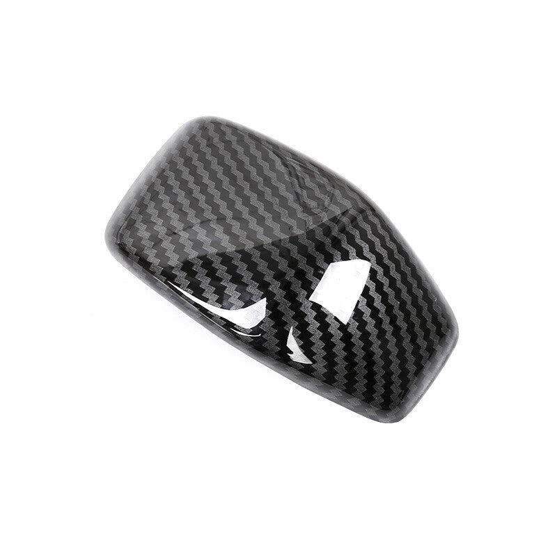 Carbon Fiber Gear Shift Knob Cover Trim Accessory for Toyota RAV4 XA50 2019-2021
