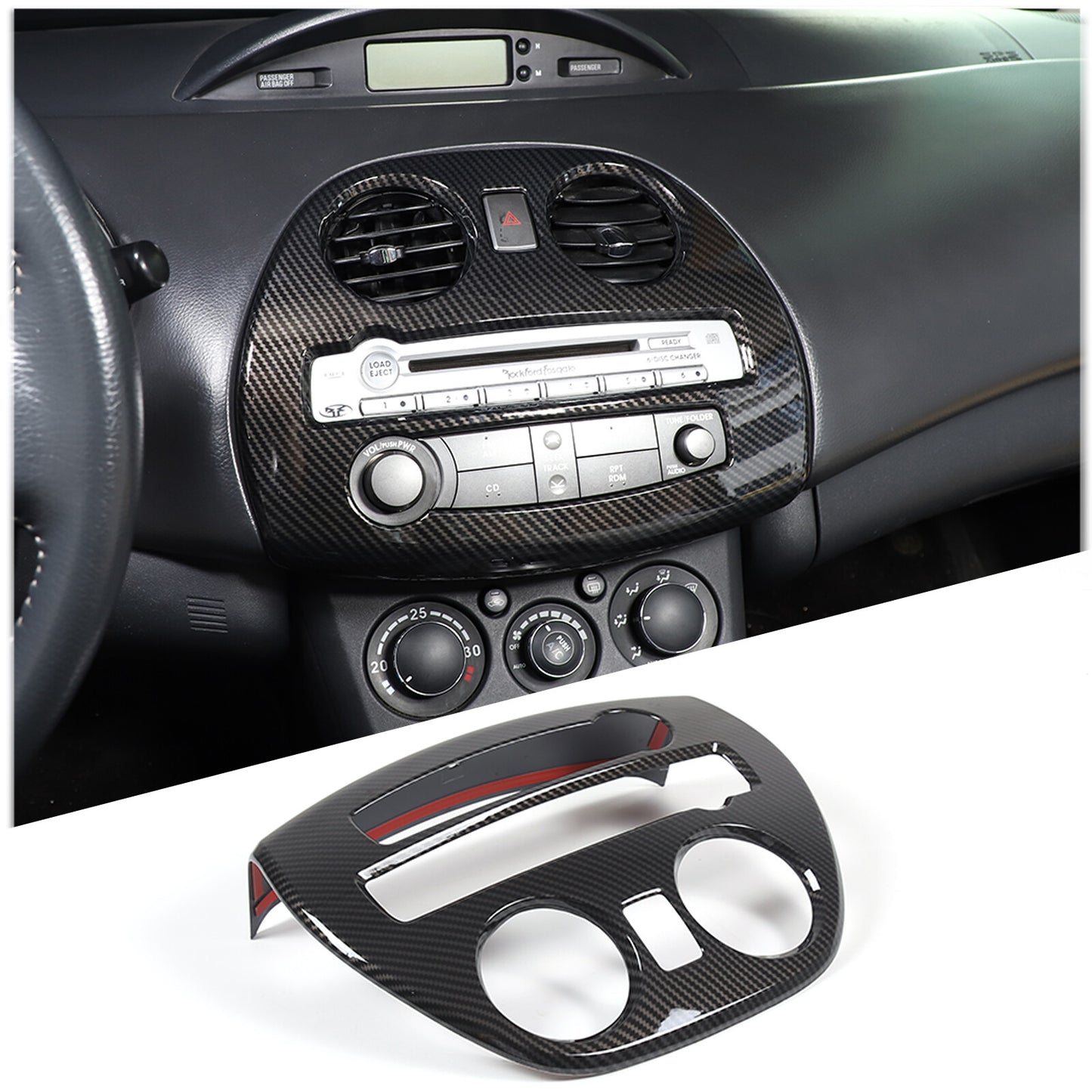 2-Pack ABS Gloss Black Mirror Covers for Corvette C8 2020-2024- v