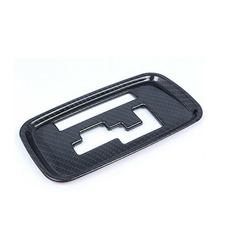 Carbon fiber automotive gear shift cover trim for Mitsubishi Outlander 2013 - 2020