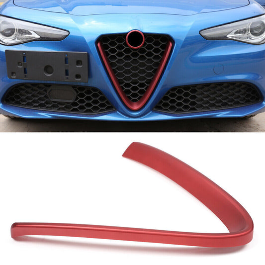Red Front Bumper Air Grille Cover Trim for Alfa Romeo Giulia 2017-2020 2018 2019