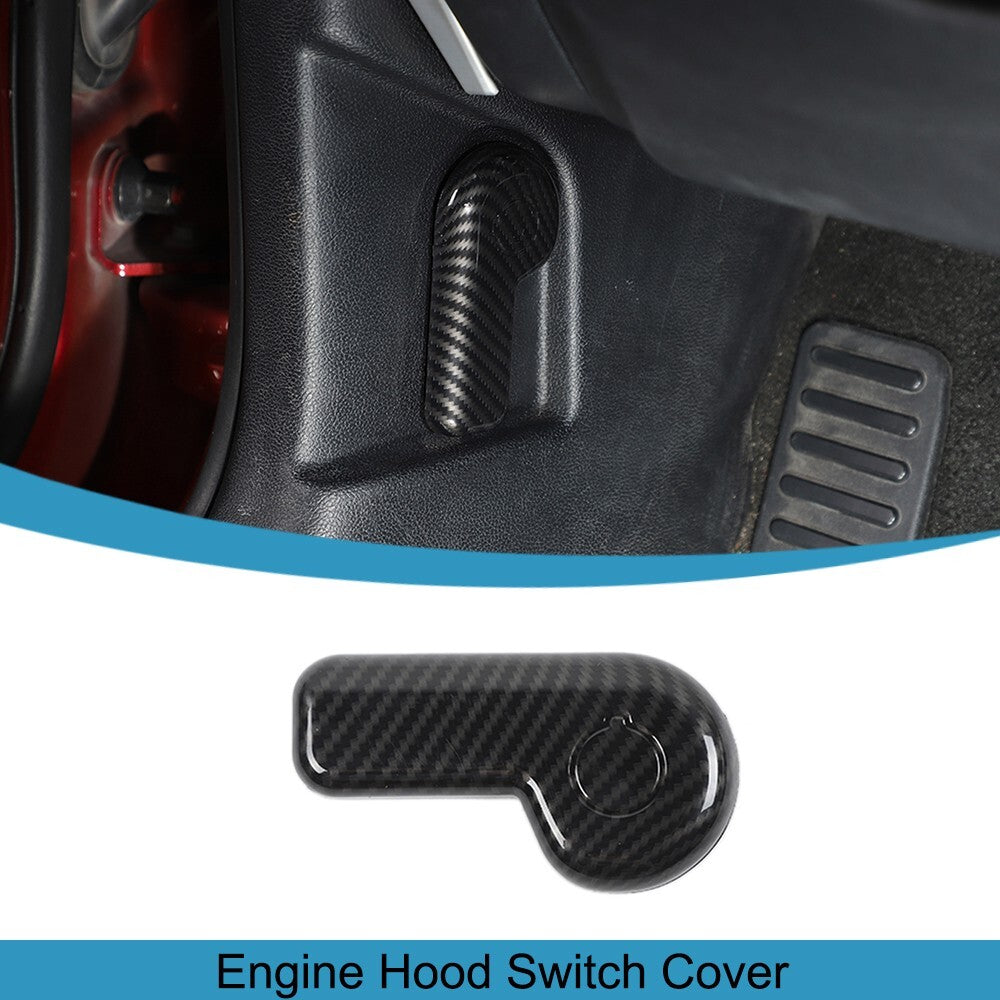 Engine Hood Switch Button Knob Trim Cover for Ford for Mustang 2015-2023 Accessories