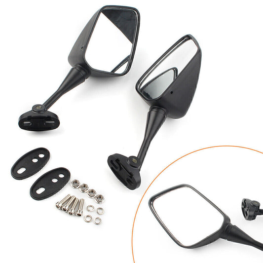 Motorcycle Pair Rear View Mirrors Black For HYOSUNG GT125R GT250R GT650R GT650S Q
