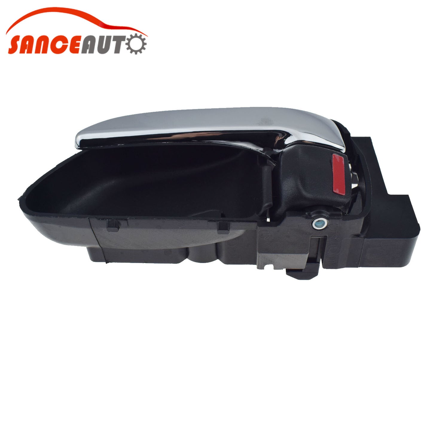 Shiny chrome front/rear left interior door handles for Subaru Forester 2003 - 2008 - n