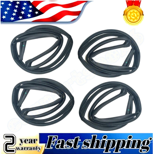 Door airflow deflector 4-piece door slence opening gasket for Accord Sedan 2013 - 2017