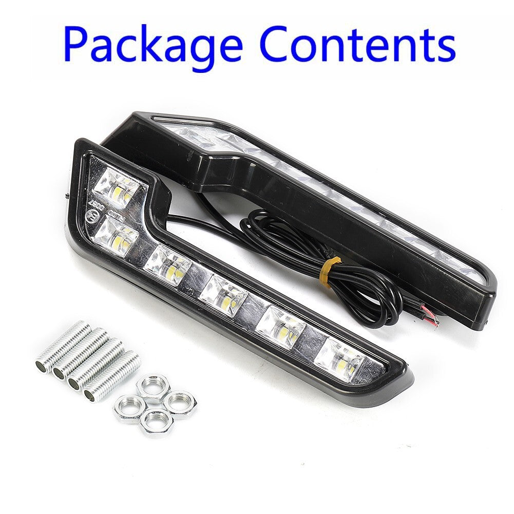 L Shaped Fog lights Super White Waterproof Driving Fog Light Lamp Car Parts