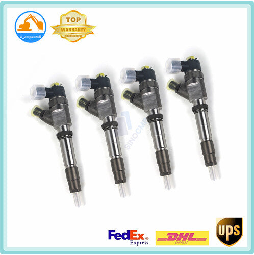 4X Fuel Injectors 0445120126 VA32G6100010 fit Kobelco SK-8 SK200-8 VA32G6100010R