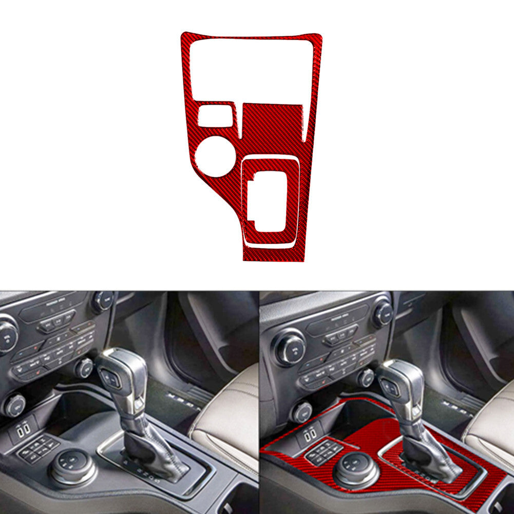 For Quest 2004-2006 3Pcs Red Central Ashtray Trim Cover Carbon Fiber v