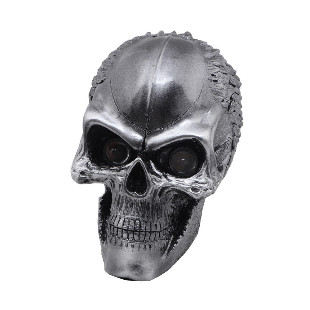 Motorcycle LED Retro Skull Headlight Lamp for Harley Choppers Cruiser Custom Q