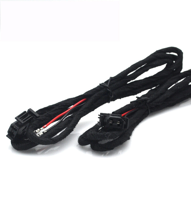 2x Retrofit Door waring light Cable harness for Audi A4 B8 A6 A3 8p 8v A7 for A8 q5 v