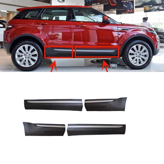 for Range Rover Evoque 2012-2019 Exterior Door Panel Trim Side Skirts Matte Grey