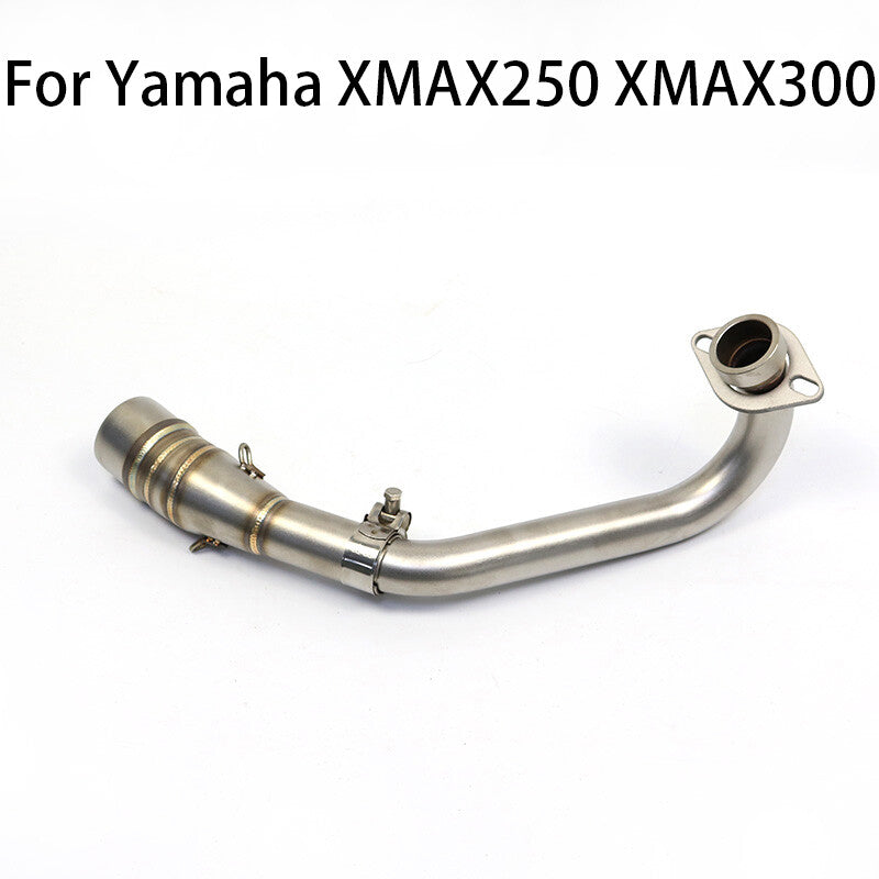 for Yamaha XMAX 250 300 2017-2018 Motorcycle Slip-on Front Exhaust Muffler Pipe