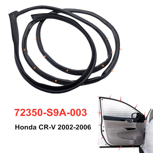 For 2002-2006 for Honda CR-V Front Left Door Rubber Weatherstrip Seals Replacements
