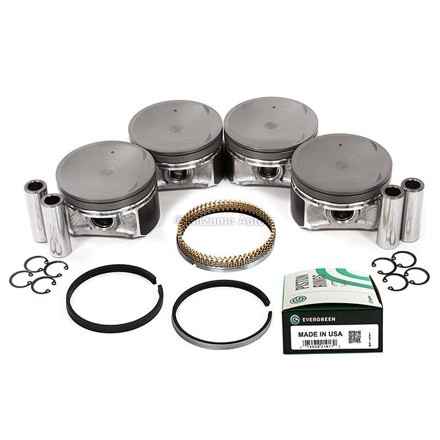 Pistons w/Rings Suitable For 2002 2003 2004-06 Altima Sentra 2.5L QR25DE n