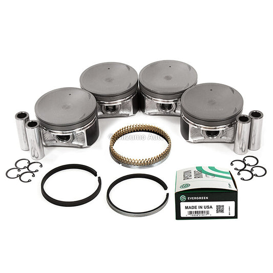 Pistons w/Rings Suitable For 2002 2003 2004-06 Altima Sentra 2.5L QR25DE n