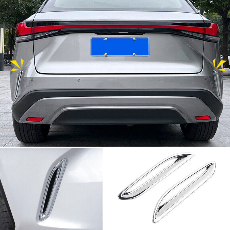 for Lexus RX 2023+ Chrome Rear Bumper Air Vent Cover Molding Accessories